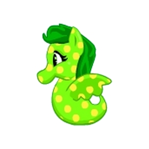 Green Polka Seapony